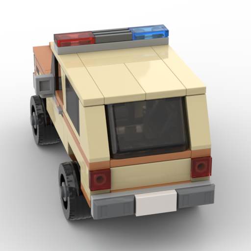 GOBRICKS MOC-118520 Jim Hopper's Chevy K5 Blazer from 'Stranger Things'