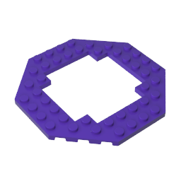 GDS-1186 - Plate Special 10 x 10 Octagonal Open Center