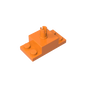 GDS-1190 - Brick Special 2 x 2 with Top Pin and 1 x 2 Side Plates