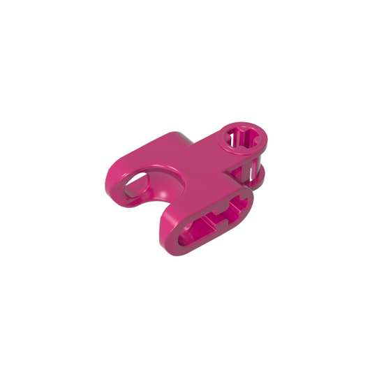 GDS-1205 - Technic Axle Connector 2 x 3 with Ball Socket, Open Lower Axle Holes