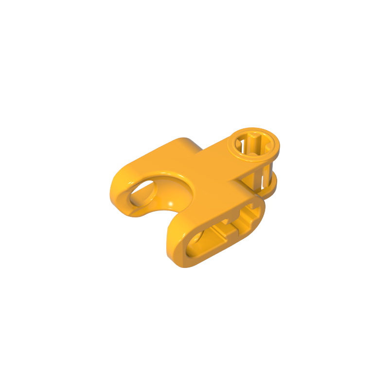 GDS-1205 - Technic Axle Connector 2 x 3 with Ball Socket, Open Lower Axle Holes