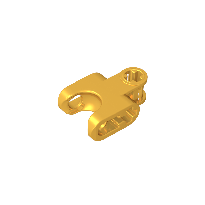 GDS-1205 - Technic Axle Connector 2 x 3 with Ball Socket, Open Lower Axle Holes