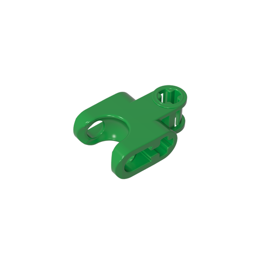 GDS-1205 - Technic Axle Connector 2 x 3 with Ball Socket, Open Lower Axle Holes