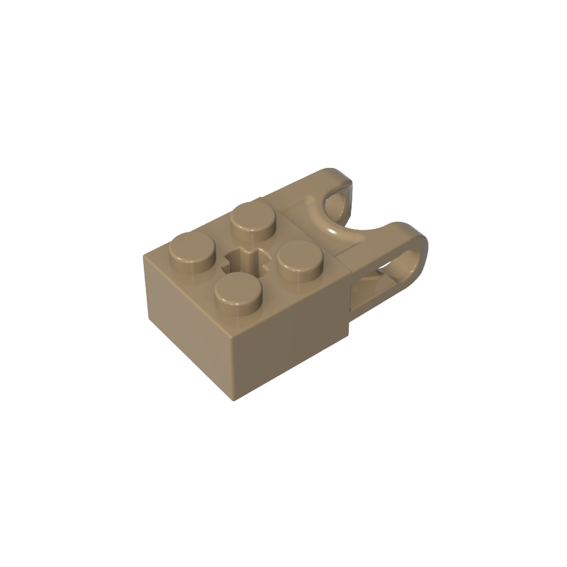 GDS-1206 - Technic Brick Special 2 x 2 with Ball Receptacle Wide and Axle Hole