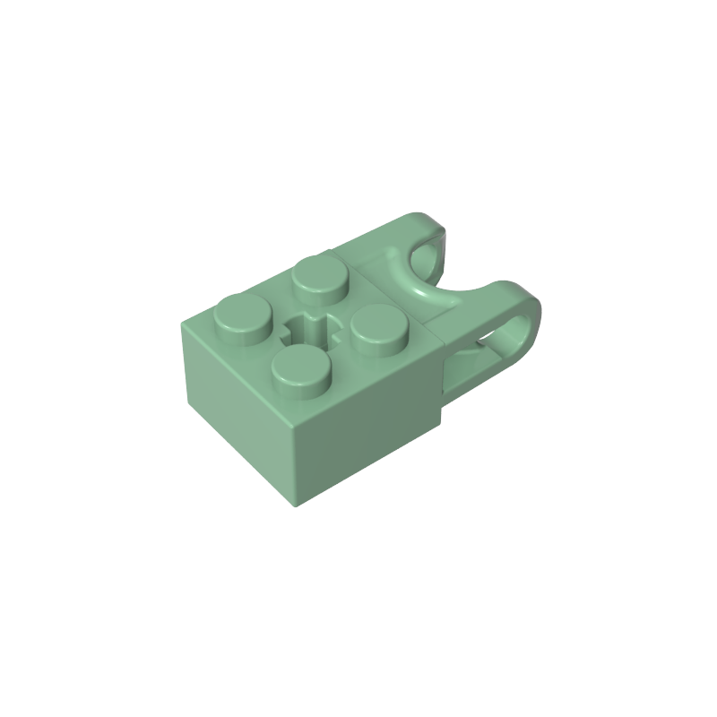 GDS-1206 - Technic Brick Special 2 x 2 with Ball Receptacle Wide and Axle Hole