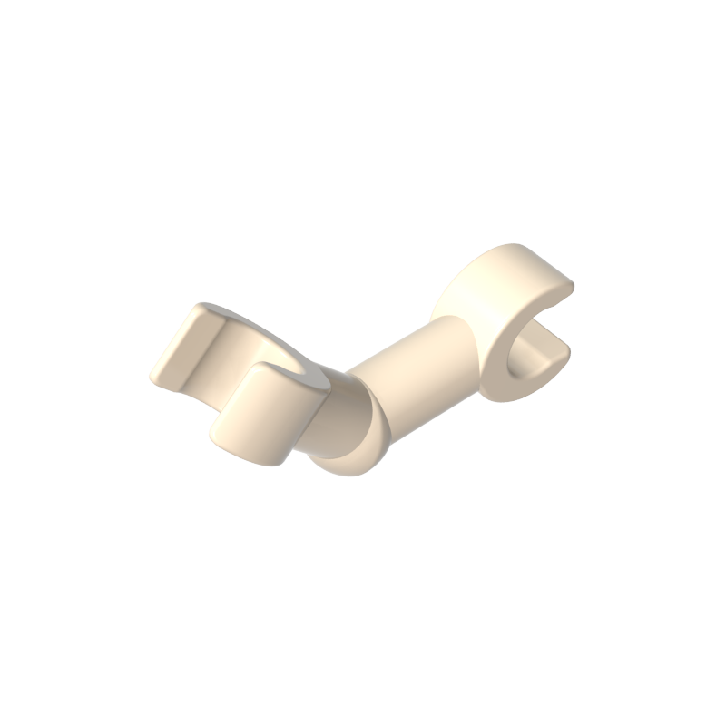 GDS-1216 - Arm Skeleton Bent with Clips at 90 Degrees [Vertical Grip]