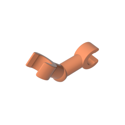 GDS-1216 - Arm Skeleton Bent with Clips at 90 Degrees [Vertical Grip]