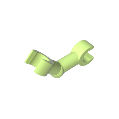 GDS-1216 - Arm Skeleton Bent with Clips at 90 Degrees [Vertical Grip]