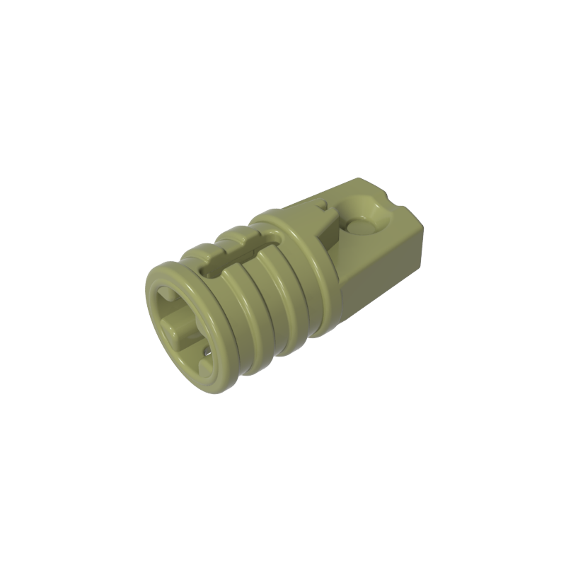 GDS-1218 - Hinge Cylinder 1 x 2 Locking with 1 Finger and Axle Hole On Ends