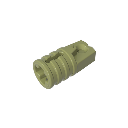 GDS-1218 - Hinge Cylinder 1 x 2 Locking with 1 Finger and Axle Hole On Ends