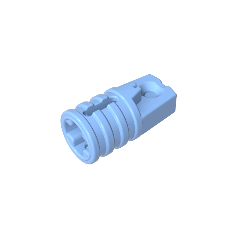 GDS-1218 - Hinge Cylinder 1 x 2 Locking with 1 Finger and Axle Hole On Ends
