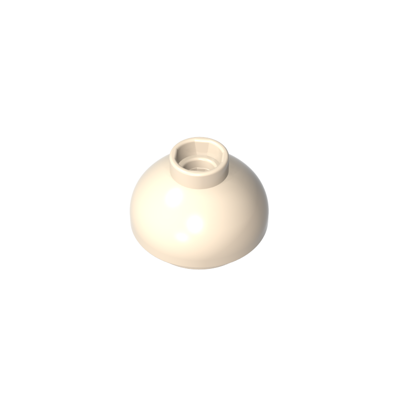 GDS-1224 - Brick Round 2 x 2 Dome Bottom [Open Stud]