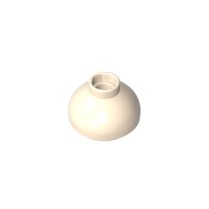 GDS-1224 - Brick Round 2 x 2 Dome Bottom [Open Stud]