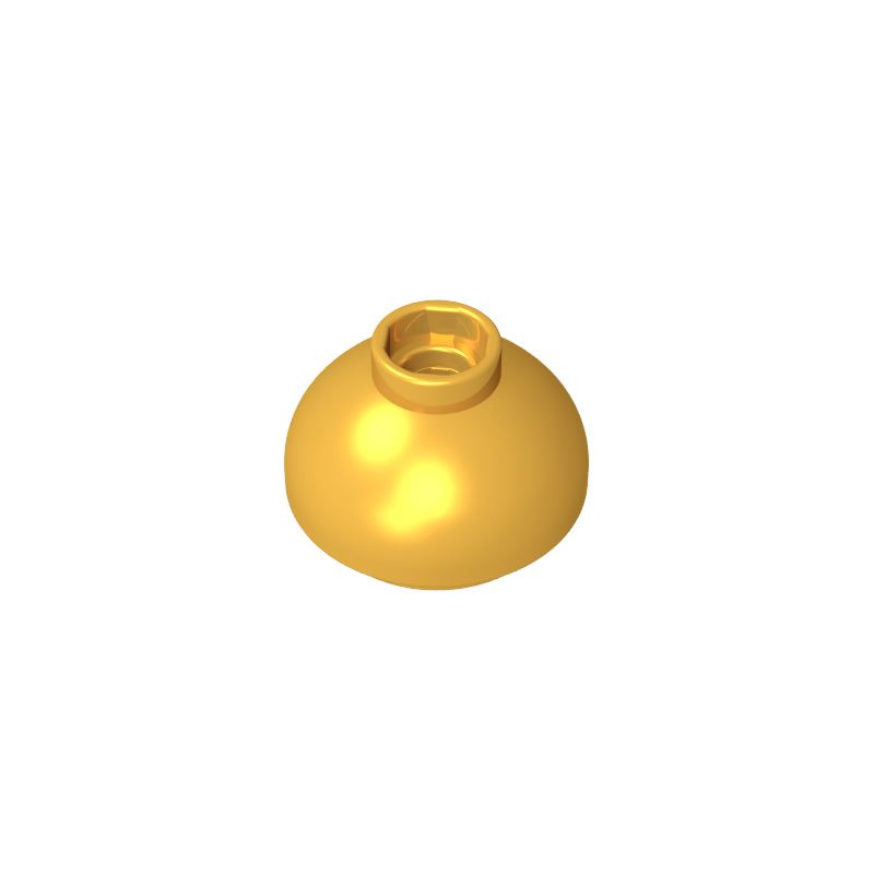 GDS-1224 - Brick Round 2 x 2 Dome Bottom [Open Stud]