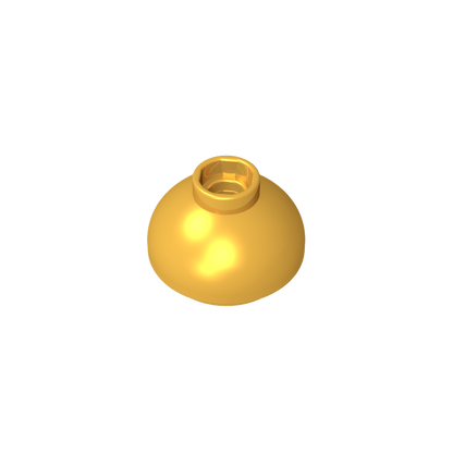 GDS-1224 - Brick Round 2 x 2 Dome Bottom [Open Stud]