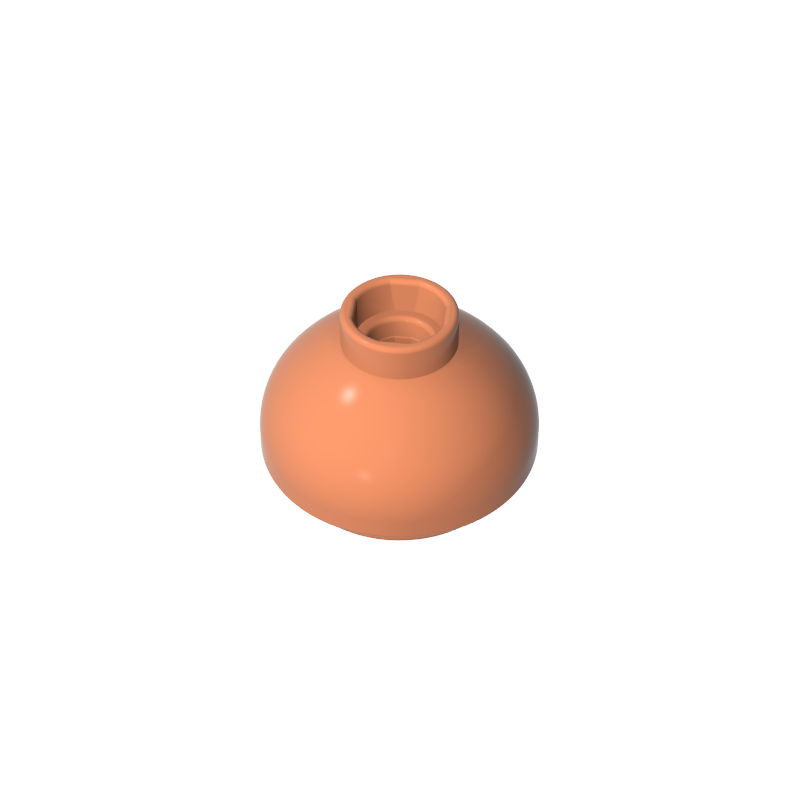 GDS-1224 - Brick Round 2 x 2 Dome Bottom [Open Stud]