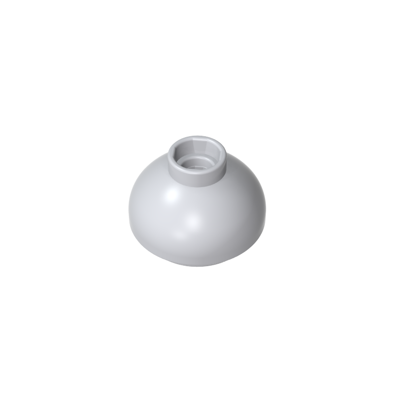 GDS-1224 - Brick Round 2 x 2 Dome Bottom [Open Stud]