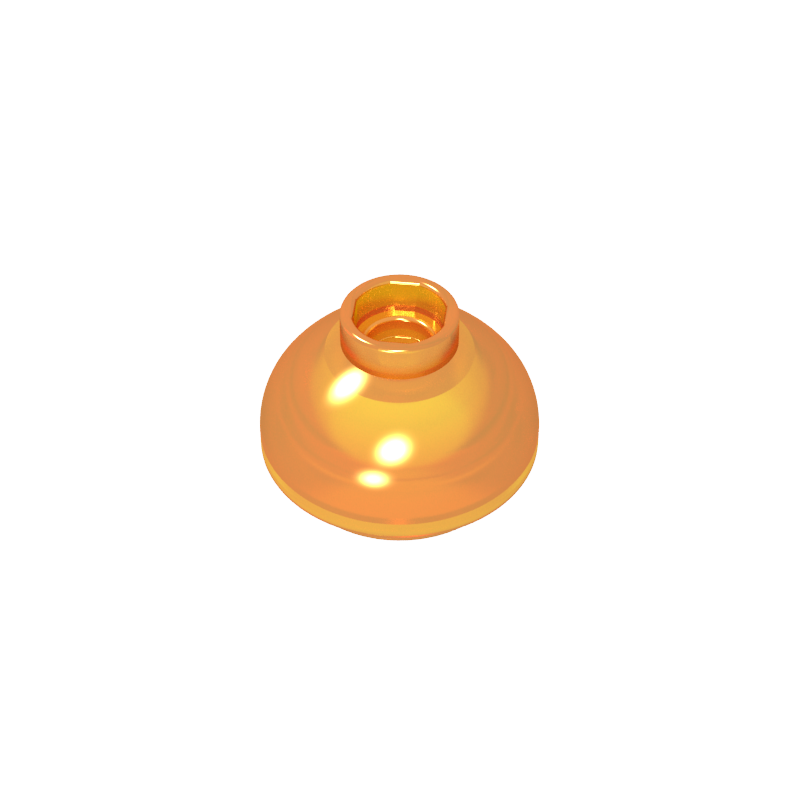 GDS-1224 - Brick Round 2 x 2 Dome Bottom [Open Stud]