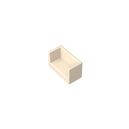 GDS-1272 - Panel 1 x 2 x 1 with Rounded Corners and 2 Sides