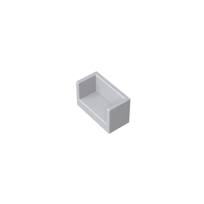 GDS-1272 - Panel 1 x 2 x 1 with Rounded Corners and 2 Sides