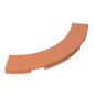 GDS-1276 - Tile 4 x 4 Curved, Macaroni