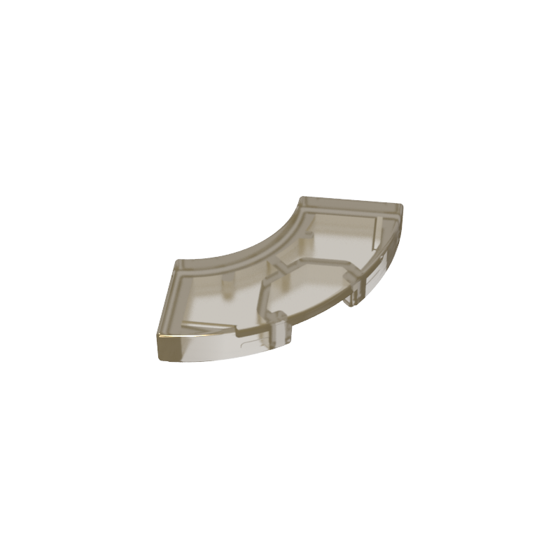 GDS-1277 - Tile 2 x 2 Curved, Macaroni