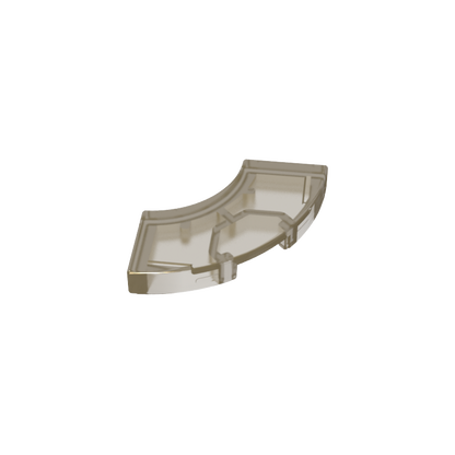 GDS-1277 - Tile 2 x 2 Curved, Macaroni