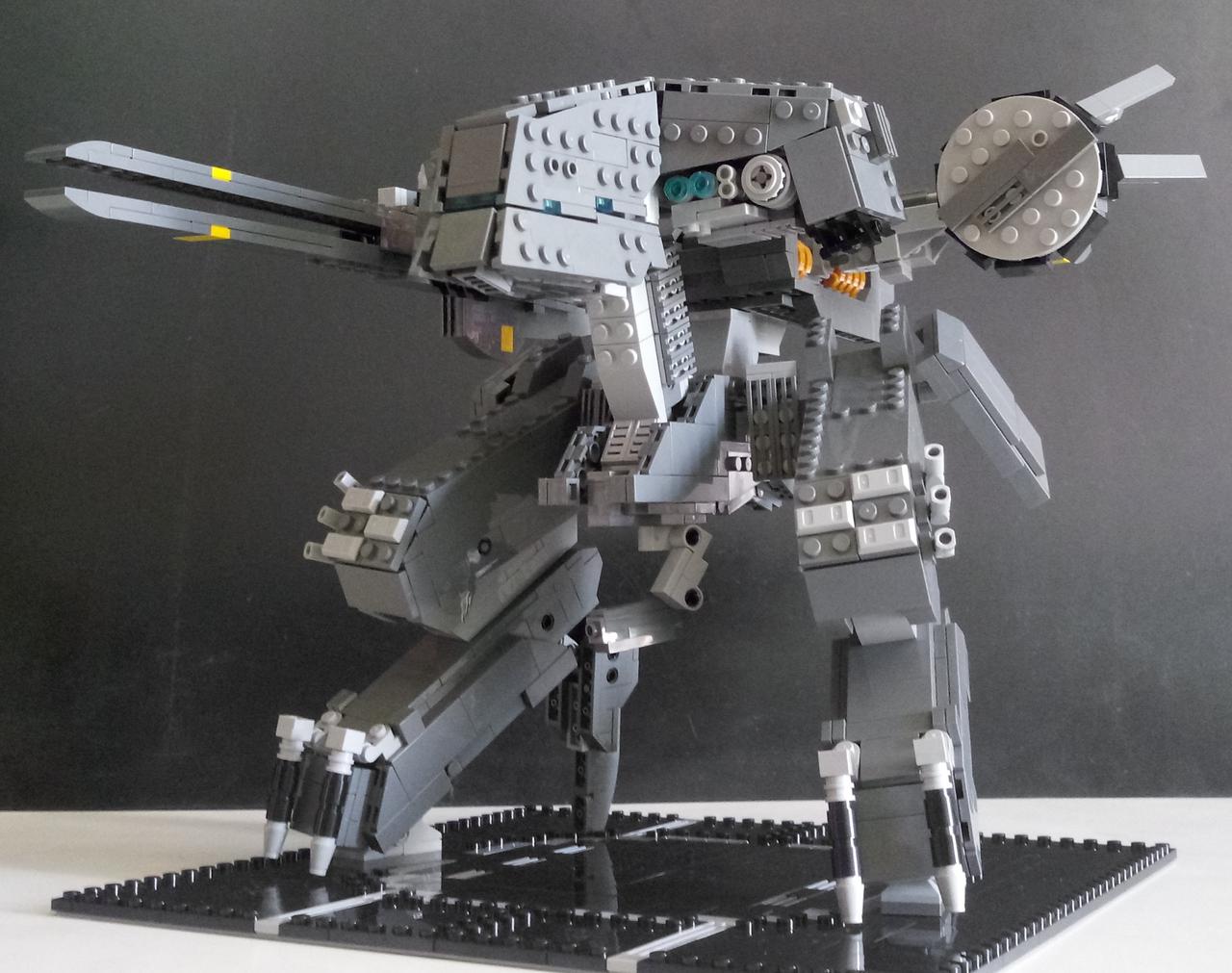 metal gear solid lego Gobricks 1885 pcs MOC-92620 Metal Gear Rex (Metal Gear Solid)