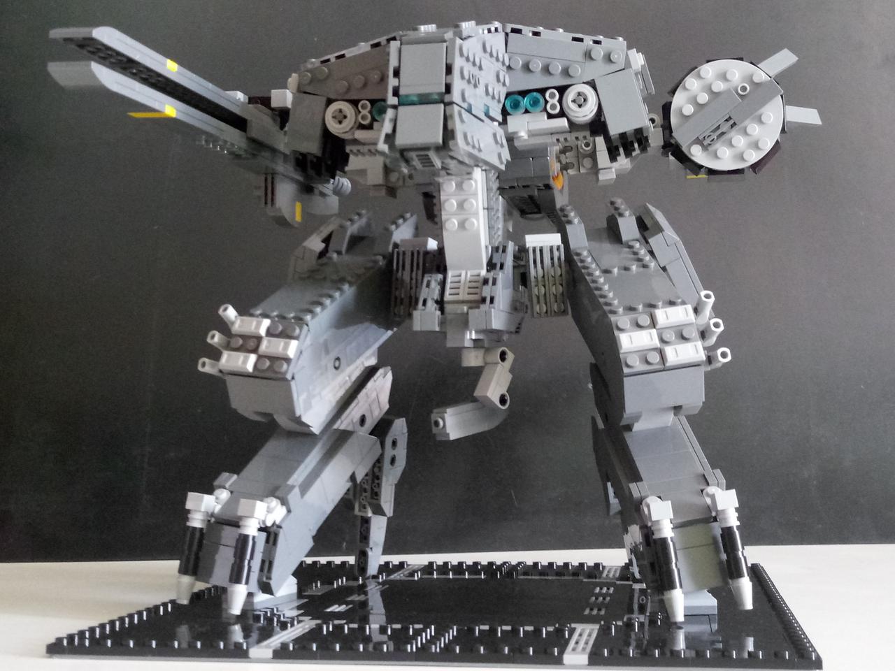 metal gear solid mech Gobricks 1885 pcs MOC-92620 Metal Gear Rex (Metal Gear Solid)– MOC Brick  Store