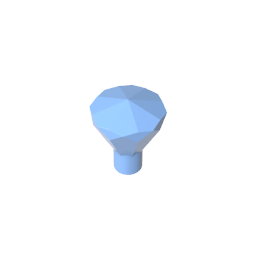 GDS-1288 - Rock 1 x 1 Jewel 24 Facet