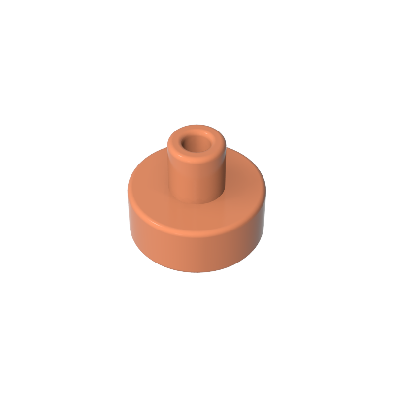 GDS-1291 - Tile Round 1 x 1 with Hollow Bar