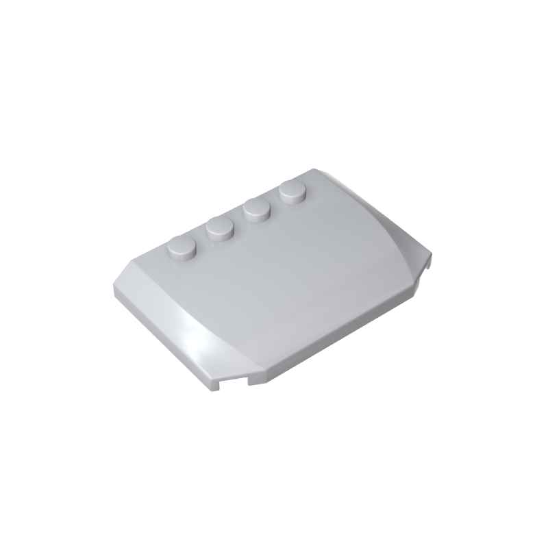 GDS-1302 - Slope Curved 4 x 6 x 2/3 Triple Curved with 4 Studs