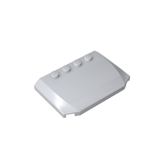 GDS-1302 - Slope Curved 4 x 6 x 2/3 Triple Curved with 4 Studs