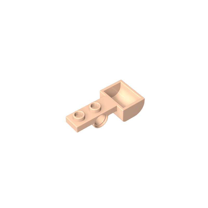 GDS-1329 - Launcher, 1 x 4 with 1 x 2 Plate with Pin Hole and Bucket (Catapult)