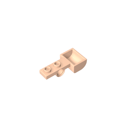 GDS-1329 - Launcher, 1 x 4 with 1 x 2 Plate with Pin Hole and Bucket (Catapult)