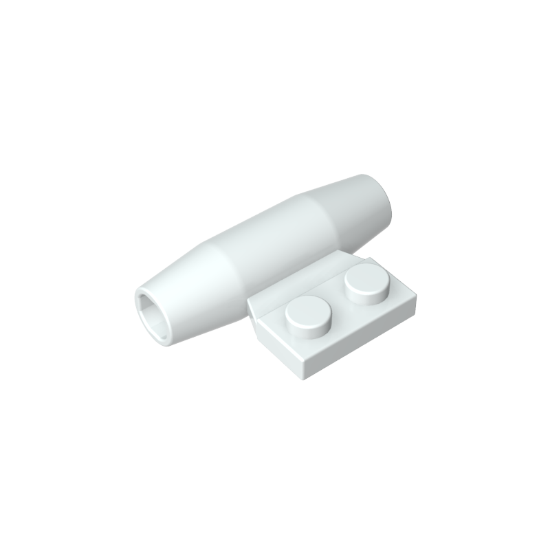 GDS-1338 - Engine, Smooth Small, 1 x 2 Side Plate with Axle Holders and Slot