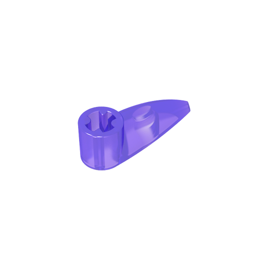 GDS-1360 - Technic Tooth 1 x 3 with Axle Hole [Rounded Underside]