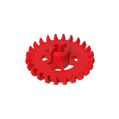 GDS-1378 - Technic Gear 24 Tooth Crown with Reinforcements [New Style]