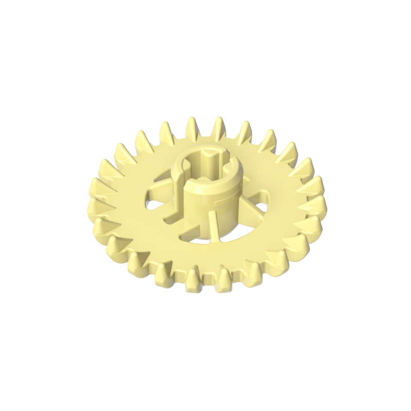 GDS-1378 - Technic Gear 24 Tooth Crown with Reinforcements [New Style]
