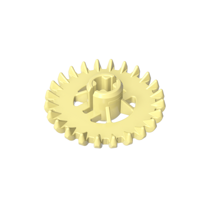 GDS-1378 - Technic Gear 24 Tooth Crown with Reinforcements [New Style]