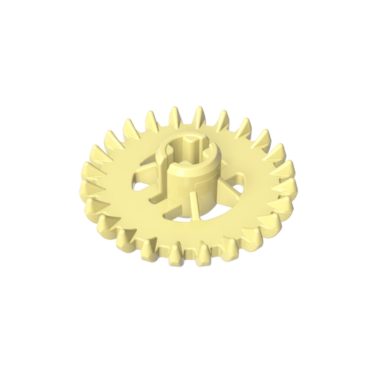 GDS-1378 - Technic Gear 24 Tooth Crown with Reinforcements [New Style]