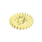 GDS-1378 - Technic Gear 24 Tooth Crown with Reinforcements [New Style]