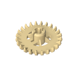 GDS-1378 - Technic Gear 24 Tooth Crown with Reinforcements [New Style]