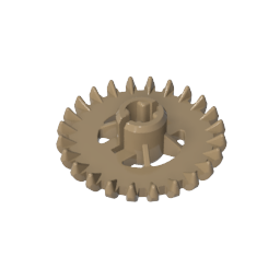 GDS-1378 - Technic Gear 24 Tooth Crown with Reinforcements [New Style]