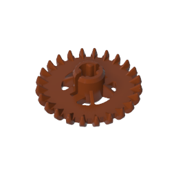 GDS-1378 - Technic Gear 24 Tooth Crown with Reinforcements [New Style]