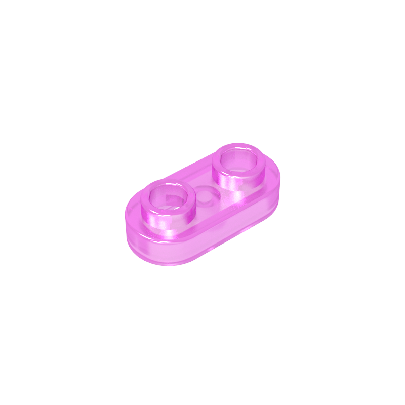 GDS-1403 - Plate Special 1 x 2 Rounded with 2 Open Studs