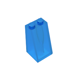 GDS-1404 - Slope 75 Degrees 2 x 2 x 3 [Hollow Studs]