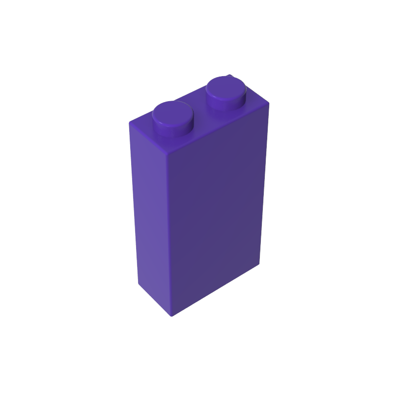 GDS-1405 - Brick 1 x 2 x 3 with Bottom Stud Holder