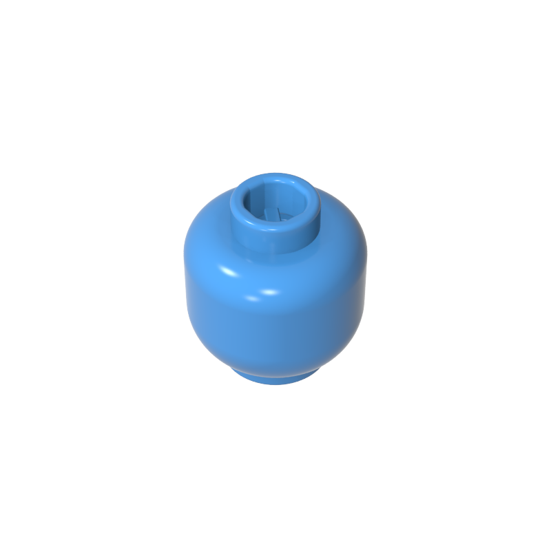 GDS-1417 - Minifig Head Plain [Blocked Open Stud]