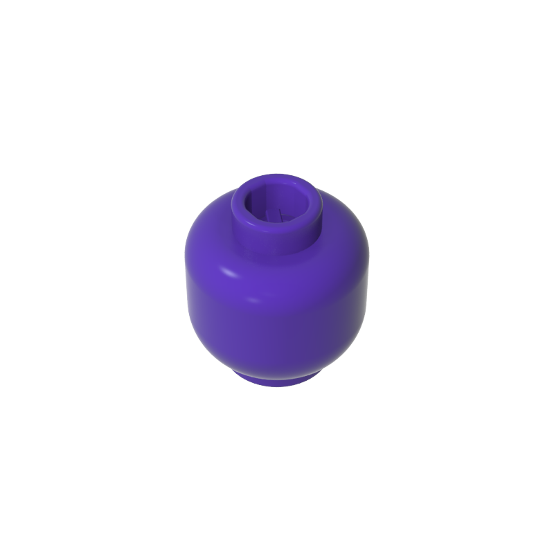 GDS-1417 - Minifig Head Plain [Blocked Open Stud]